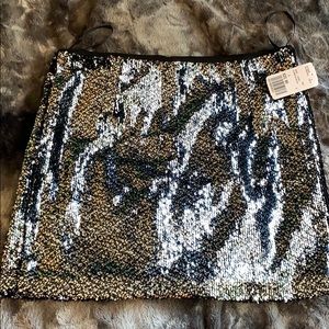 Sequin mini-skirt